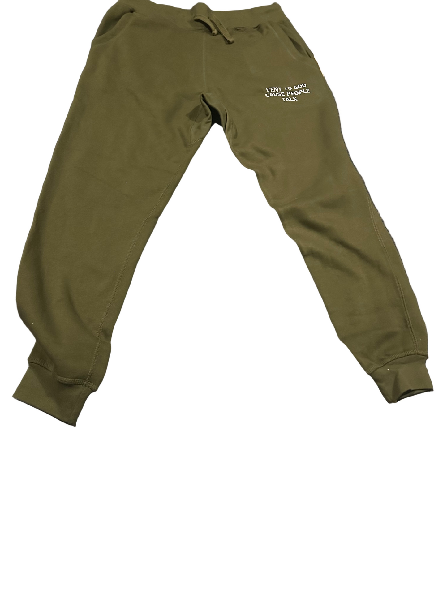 Vent To God Cause People Talk Joggers