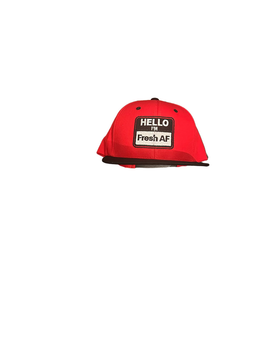 Hello I’m fresh AF snapback