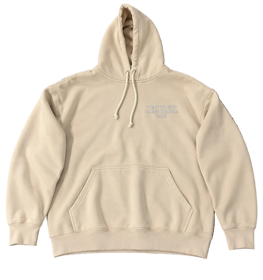 Vent To God Cause People Talk Hoodie