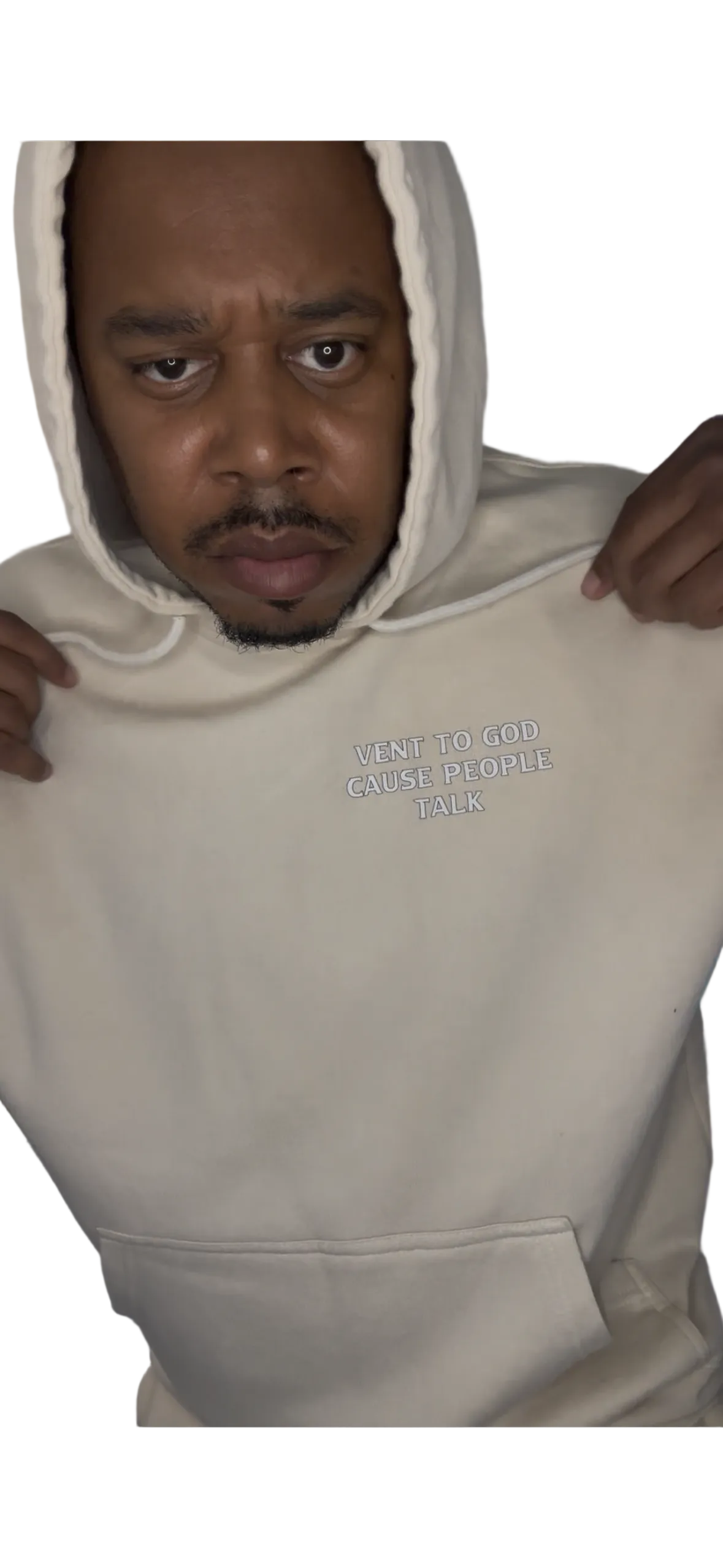 Vent To God Cause People Talk Hoodie