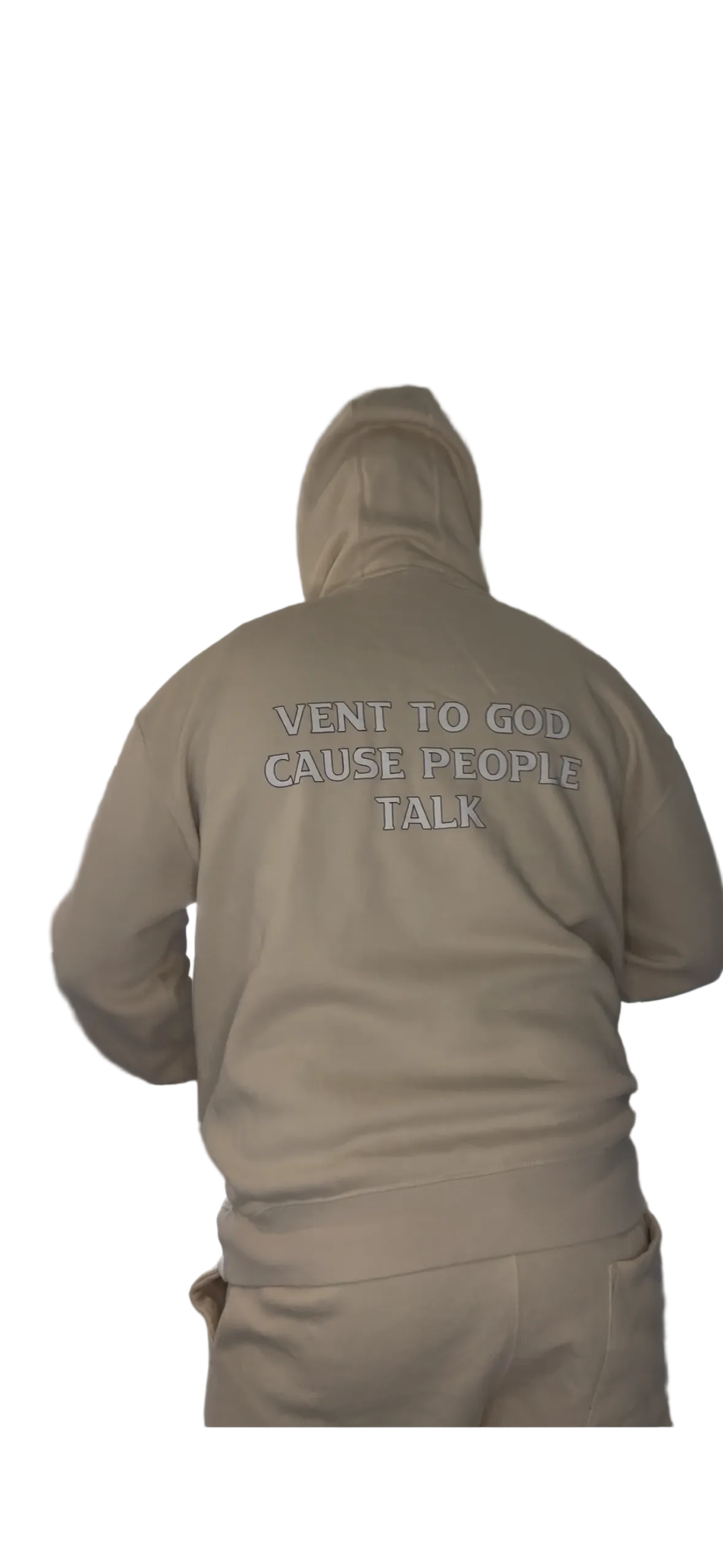 Vent To God Cause People Talk Hoodie