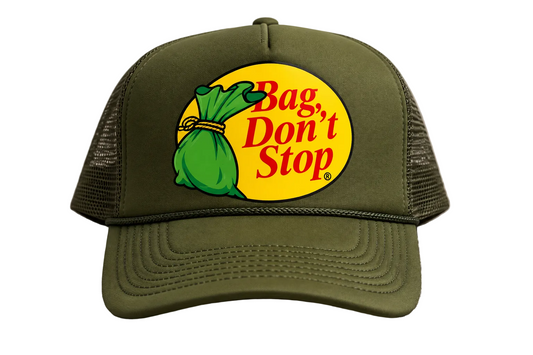 Bag don’t stop trucker hat